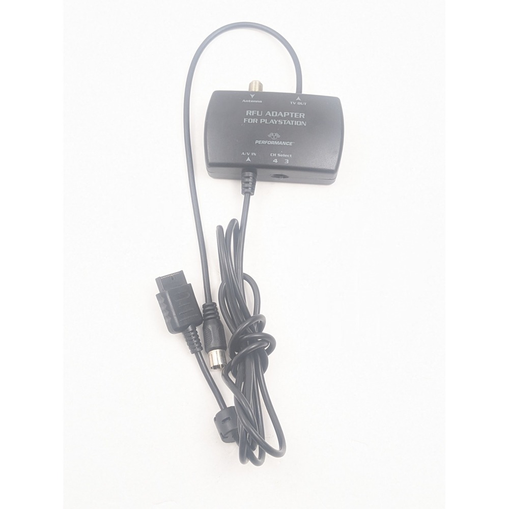 Performance RFU Adapter for Playstation AV/IN Antenna TV Out Channel 3 4‎
